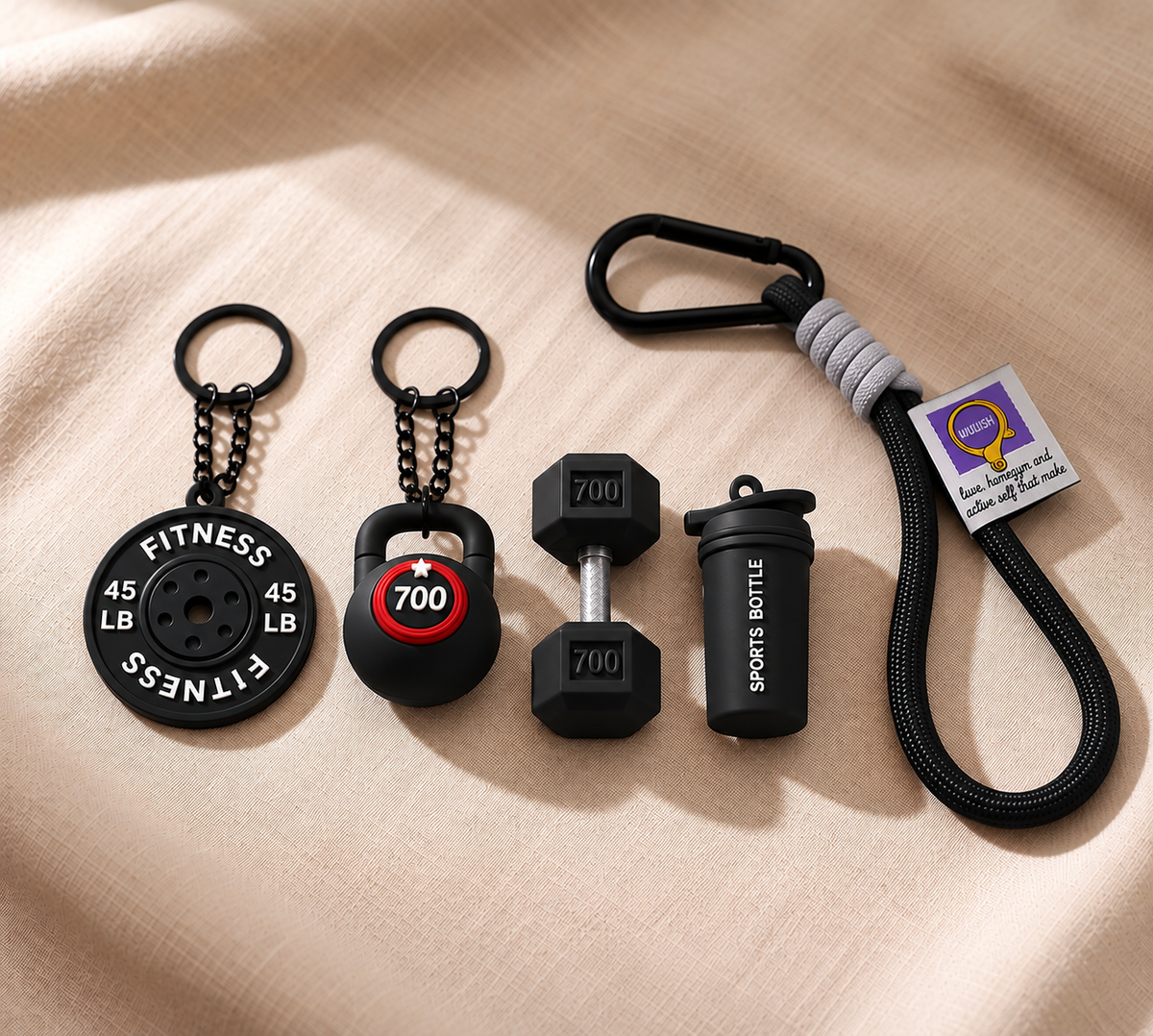 The Sculpt Studio Gym Lover Keyring