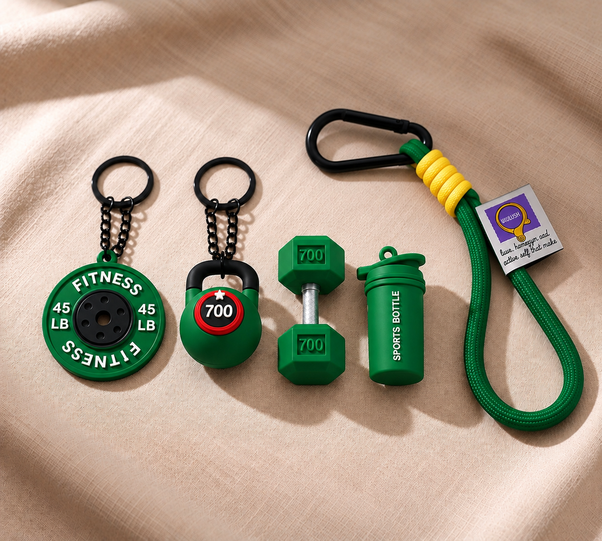 The Sculpt Studio Gym Lover Keyring