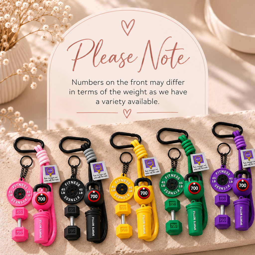 The Sculpt Studio Gym Lover Keyring