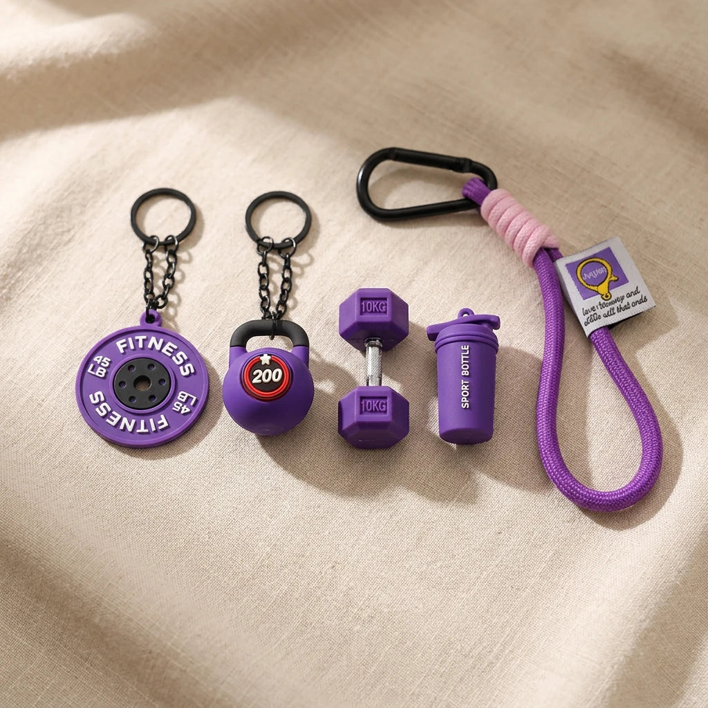 The Sculpt Studio Gym Lover Keyring